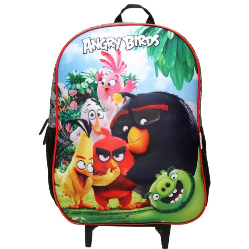 Mochilete Escolar 3D Angry Birds Poliester Colorida - ABC801730 SANYA