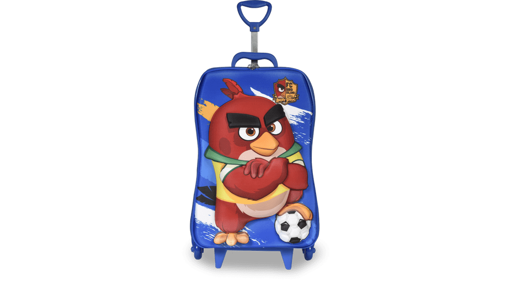 Mochilete Escolar - 3 Rodas - 3D - Angry Birds Futebol - Maxtoy Mochilete Escolar - 3 Rodas - 3D - Angry Birds Futebol - Maxtoy