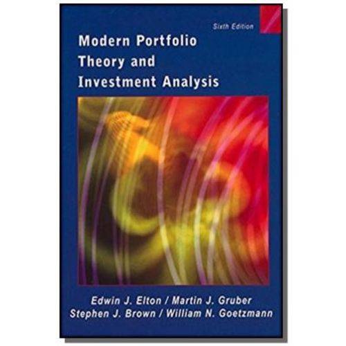 Modern Portfolio Theory And Investment Analysis 01