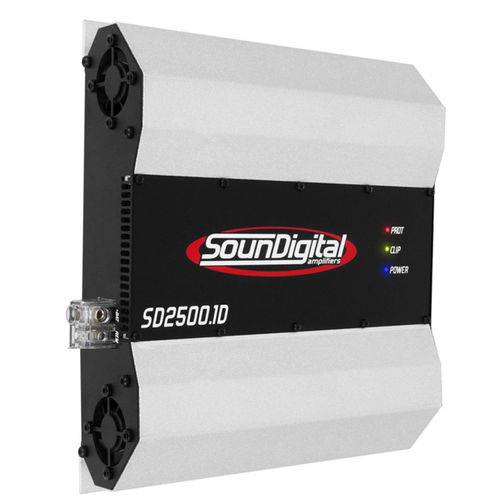 Módulo Amplificador de Som Automotivo SOUNDIGITAL SD2500.1D 1 OHMS