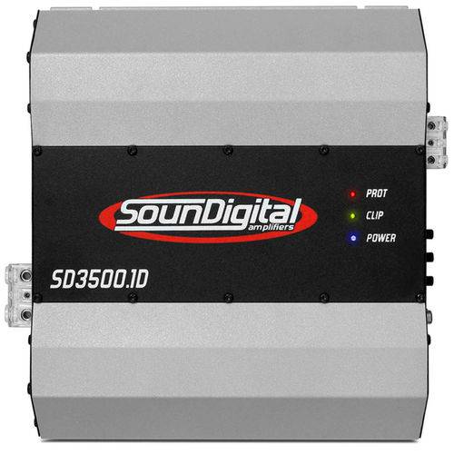 Módulo Amplificador de Som Automotivo SOUNDIGITAL SD3500.1D 2 OHMS