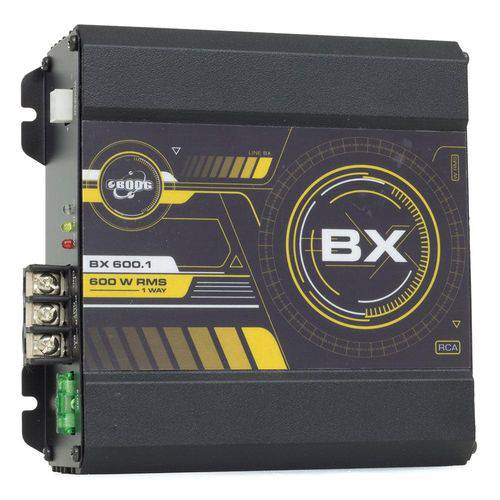 Módulo Amplificador Digital Boog BX-600.1 Canal - 600 Watts RMS