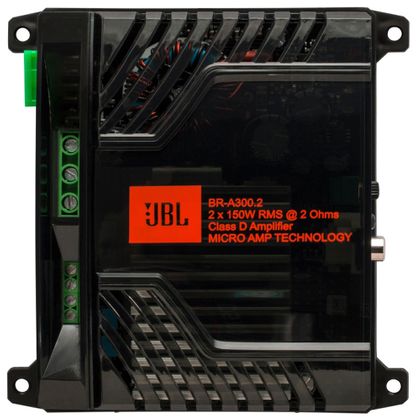 Módulo Amplificador Digital JBL BR-A300.2 - 2x 150W RMS - 2 Ohms