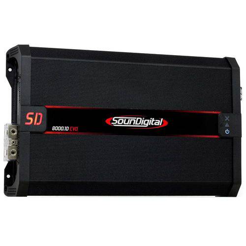 Módulo Amplificador Digital Soundigital Sd8000.1d Evolution - 1 Canal - 9000 Watts Rms