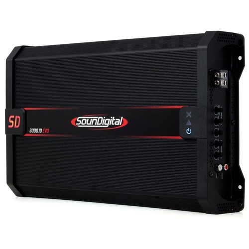 Módulo Amplificador Digital Soundigital Sd8000.1d Evolution - 1 Canal - 9000 Watts Rms