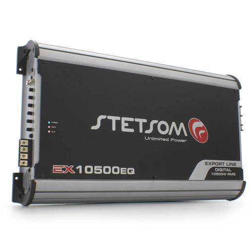 Módulo Amplificador Digital Stetsom EX10500EQ - 1 Canal - 11100 Watts RMS - 2 Ohms