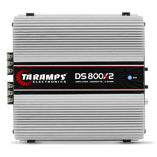 Módulo Amplificador Digital Taramps Ds 800x2 800w Rms 2 Ohms 2 Canais Classe D