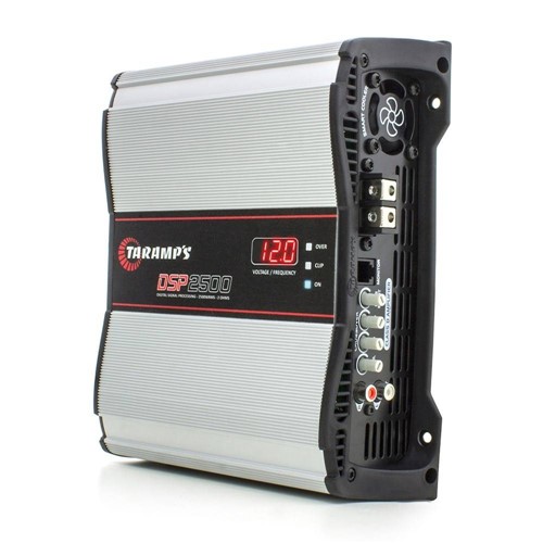 Módulo Amplificador Digital Taramps Dsp 2500, 1 Canal - 2850 Watts Rms Led Clip Remoto