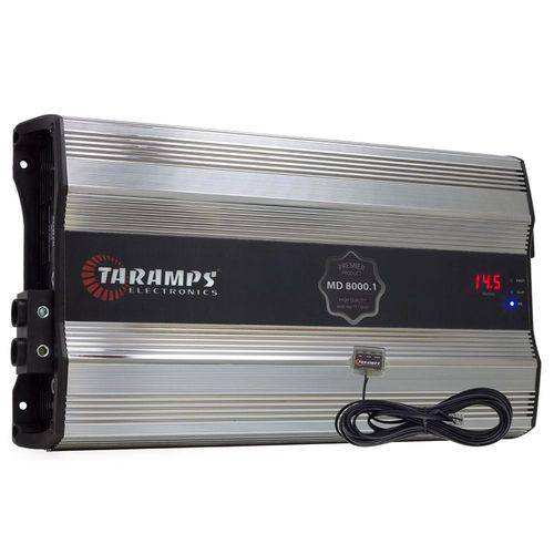 Módulo Amplificador Digital Taramps MD 8000 Premier com LED Clip - 1 Canal - 8000 Watts RMS - 1 Ohm