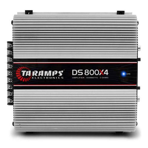 Módulo Amplificador Taramps Ds 800X4 800W Rms 4 Canais 2 Ohms Rca Classe D