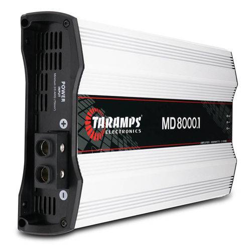 Módulo Amplificador Taramps Md 8000.1 8000w Rms 1 Canal 2 Ohms Classe D