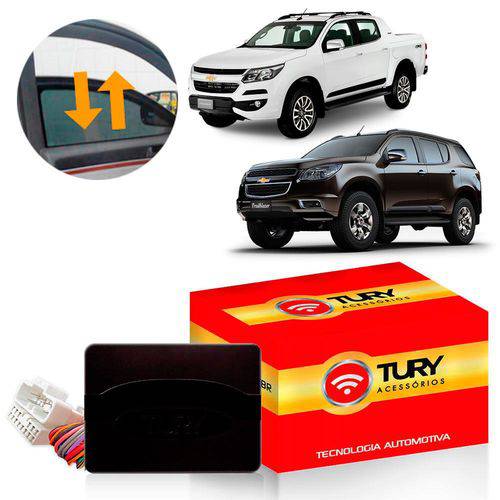 Módulo de Vidro Tury Plug & Play S10 (Gasolina), Trailblazer (Gasolina) 4 Portas PRO 4.22 AS