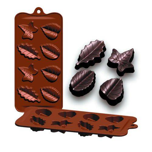 Molde Silicone Chocolates-mantequilla-hoja Ibili - 860305