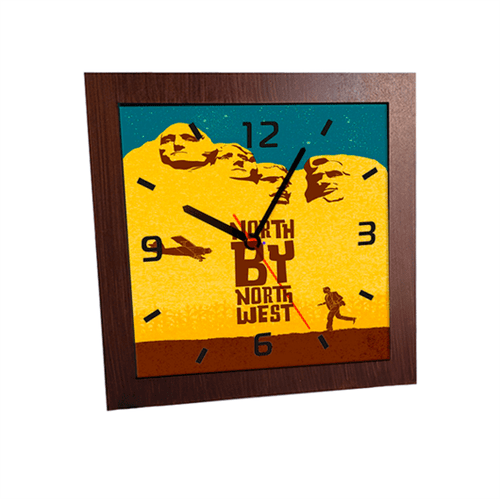 Moldura para Relógio de Azulejo 20x20cm - Marrom