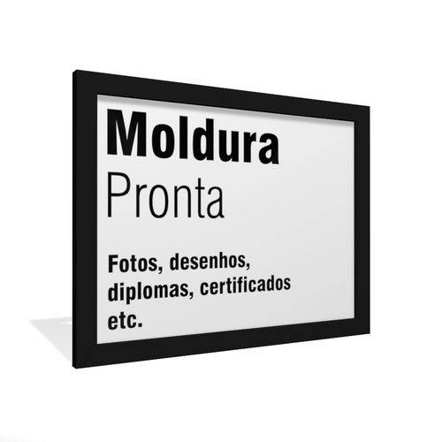 Moldura Pronta 20x30 Cm Preta Horizontal