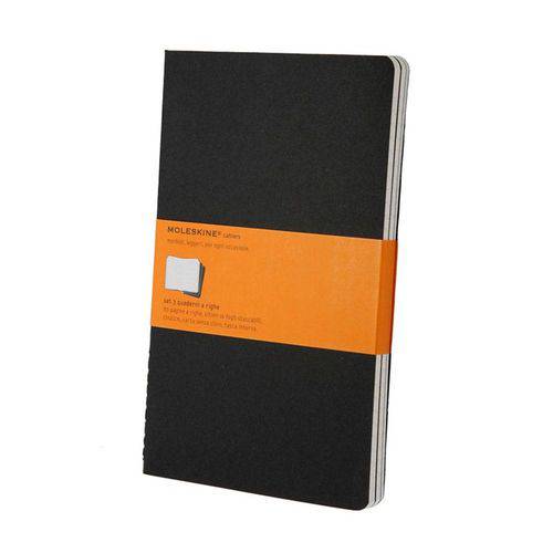 Moleskine Cahier Journal Grande Pautado Capa Flexivel com 3 Cadernos Kraft Vermelho