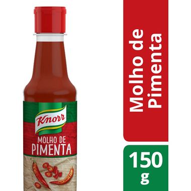 Molho de Pimenta Brasileiro Knorr 150ml Cx. C/ 24 Un.