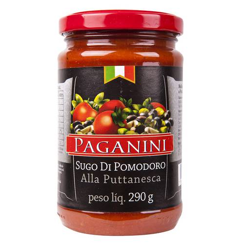 Molho de Tomate Alla Puttanesca Paganini 290g