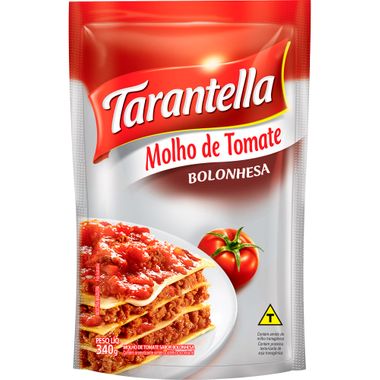 Molho de Tomate Bolonhesa Tarantela Sachê 340g