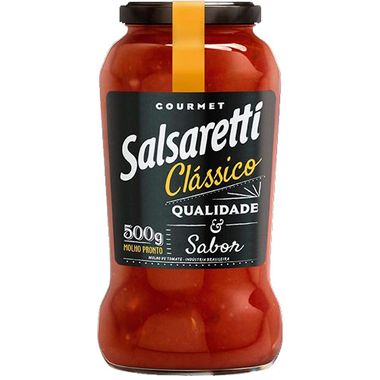 Molho de Tomate Classic Salsaretti Vidro 500g