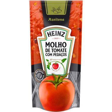 Molho de Tomate com Azeitona Heinz Sachê 340g