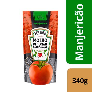 Molho de Tomate com Manjericão Heinz Sachê 340g