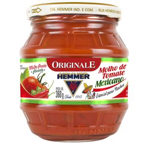 Molho de Tomate Mexicano Originale Hemmer 360g