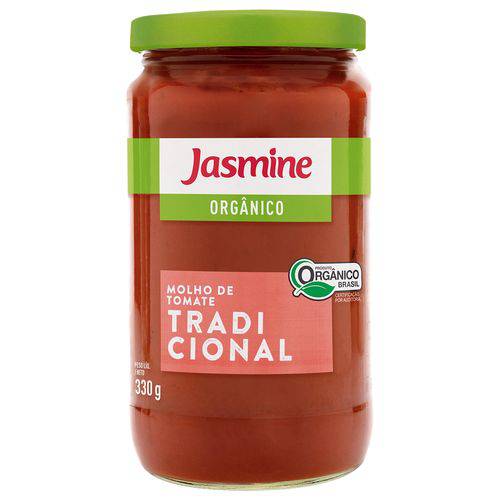 Molho de Tomate Orgânico TRADICIONAL - Jasmine - 330g