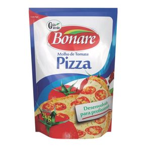 Molho de Tomate Sabor Pizza Bonare Sachê 2Kg
