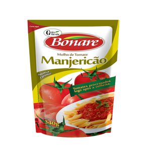 Molho de Tomate Sachet de Manjericão Bonare 340g