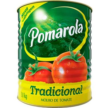 Molho de Tomate Tradicional Pomarola 3,1kg