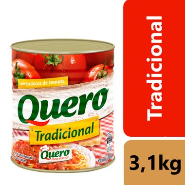 Molho de Tomate Tradicional Quero 3,1kg