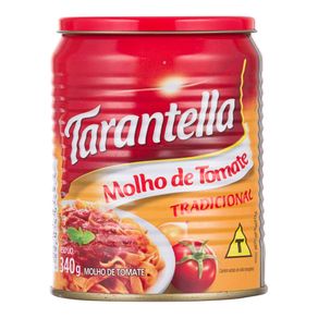 Molho de Tomate Tradicional Tarantella 340g