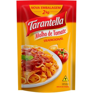 Molho de Tomate Tradicional Tarantella Sachê 2Kg