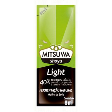 Molho Shoyu Light Mitsuwa 250X8ml