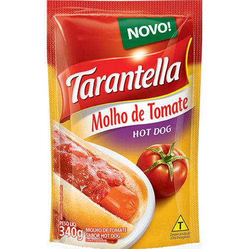 Molho Tomate Tarantella Sach Hotdog Caixa com 24 - 340g