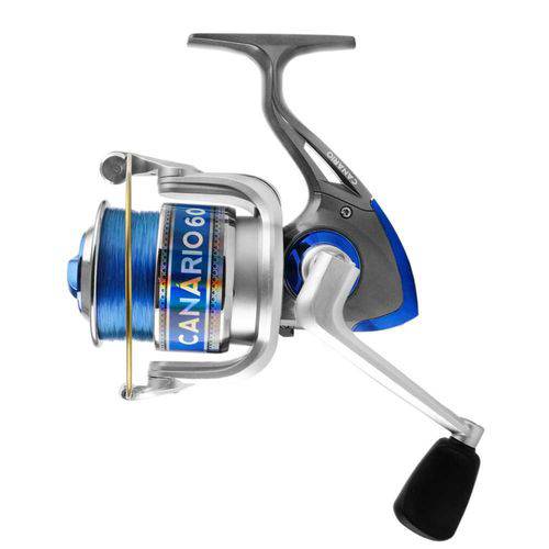 Molinete de Pesca Canário 60 Albatroz Fishing Azul Tamanho 6000
