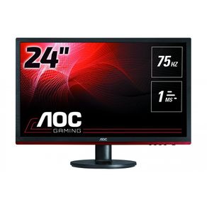 Monitor AOC Entusiasta 24" G2460VQ6 LED 1920X1080 Widescreen Preto