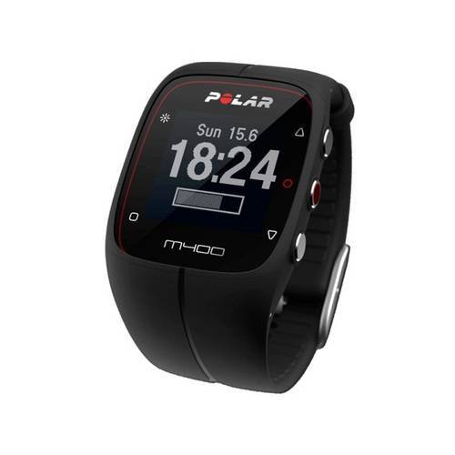 Monitor Cardíaco M400 Polar Gps Display de Alta Resolução Bluetooth Recarregável Preto