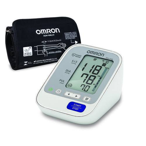 Monitor Digital Automático de Pressão Arterial de Braço Omron - Hem-7130