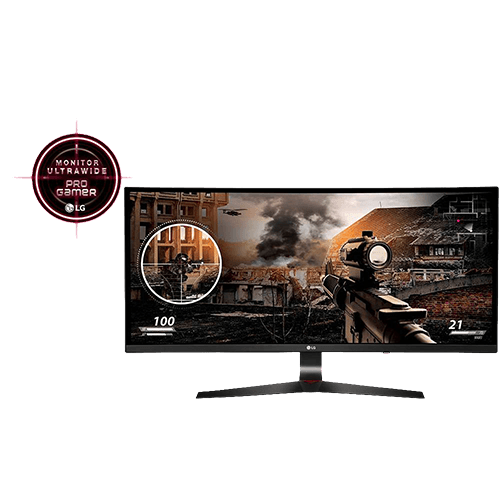 Monitor Gamer LED 34'' IPS Curvo Ultrawide Full HD 34UC79G - LG