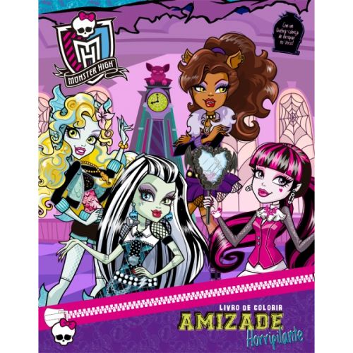 Monster High: Amizade Horripilante - Livro Jumbo de Colorir