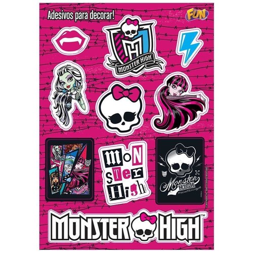 Monster High Skate com Acessórios de Segurança - Caveira Prata - Fun Divirta-Se