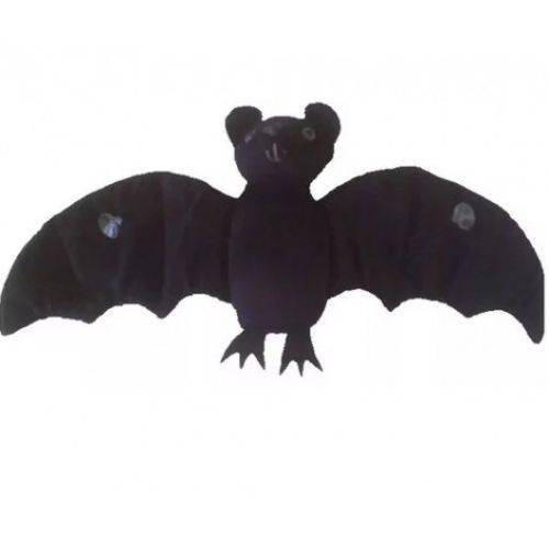 Morcego Preto de Pelúcia 25 Cm