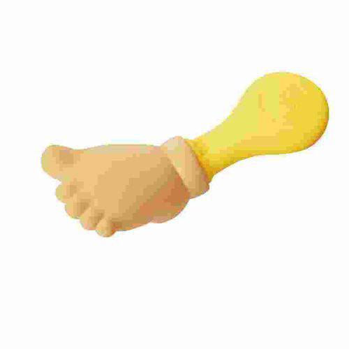Mordedor e Chocalho Pezinho Colors Amarelo 2288 - Toyster