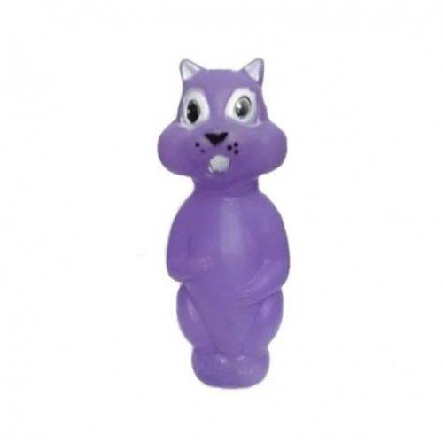 Mordedor Pet Brinquedo Esquilo Sonoro 14 Cm