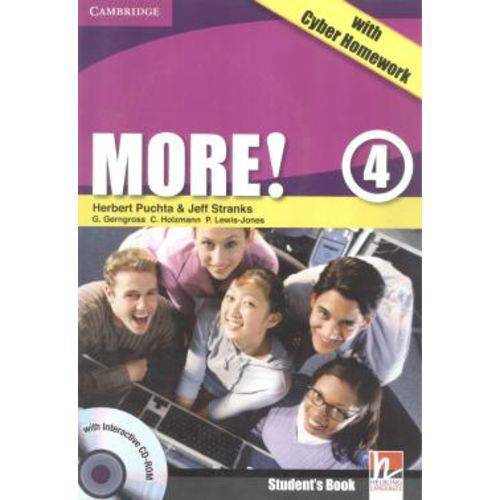 More! 4 Sb With Interactive Cd-rom With Cyber Homework