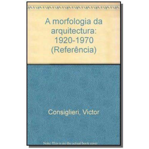 Morfologia da Arquitectura V.1, a