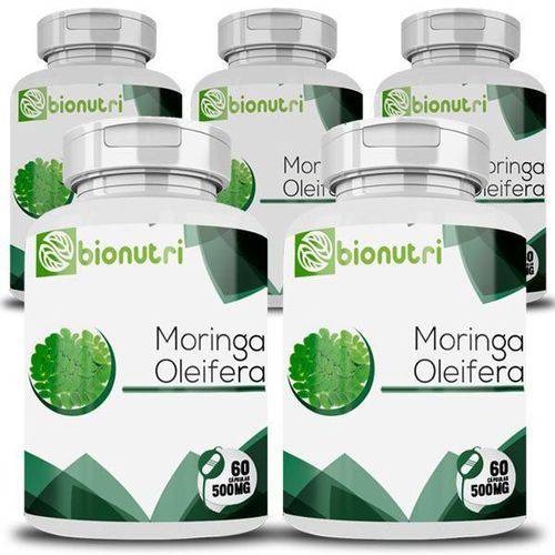 Moringa Oleifera - Original - 500mg - 5 Potes