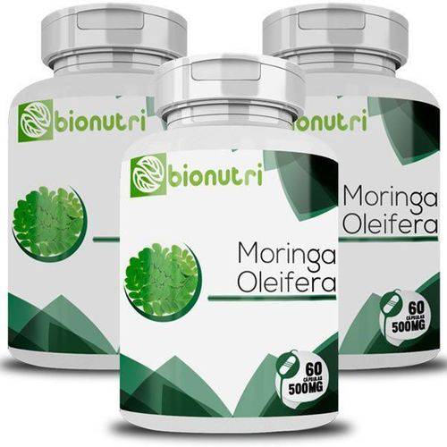 Moringa Oleifera - Original - 500mg - 3 Potes